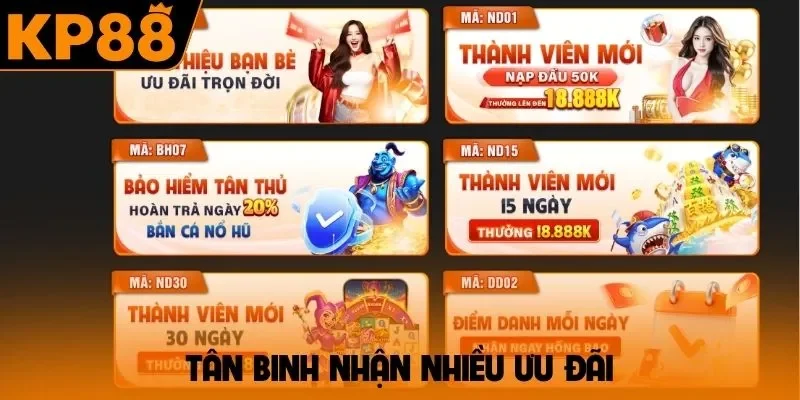 Tân binh nhận nhiều ưu đãi
