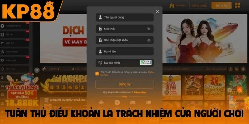 Tuân thủ mọi điều khoản là trách nhiệm của người chơi